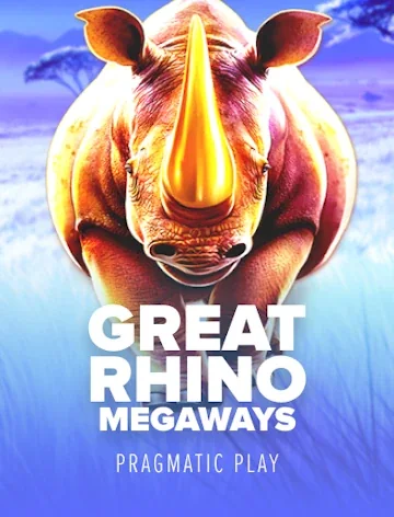 Great Rhino Megaways cover art by Pragmatic Play
