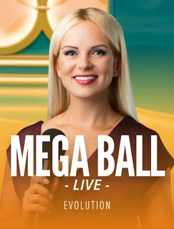 Mega Ball, a Evolution release rated 95.20% RTP