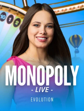 Monopoly Live game tile — Evolution, 96.23% RTP